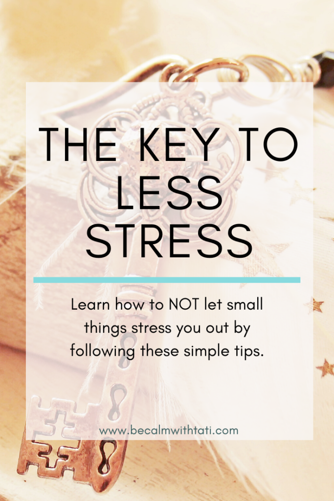 The Key To Less Stress