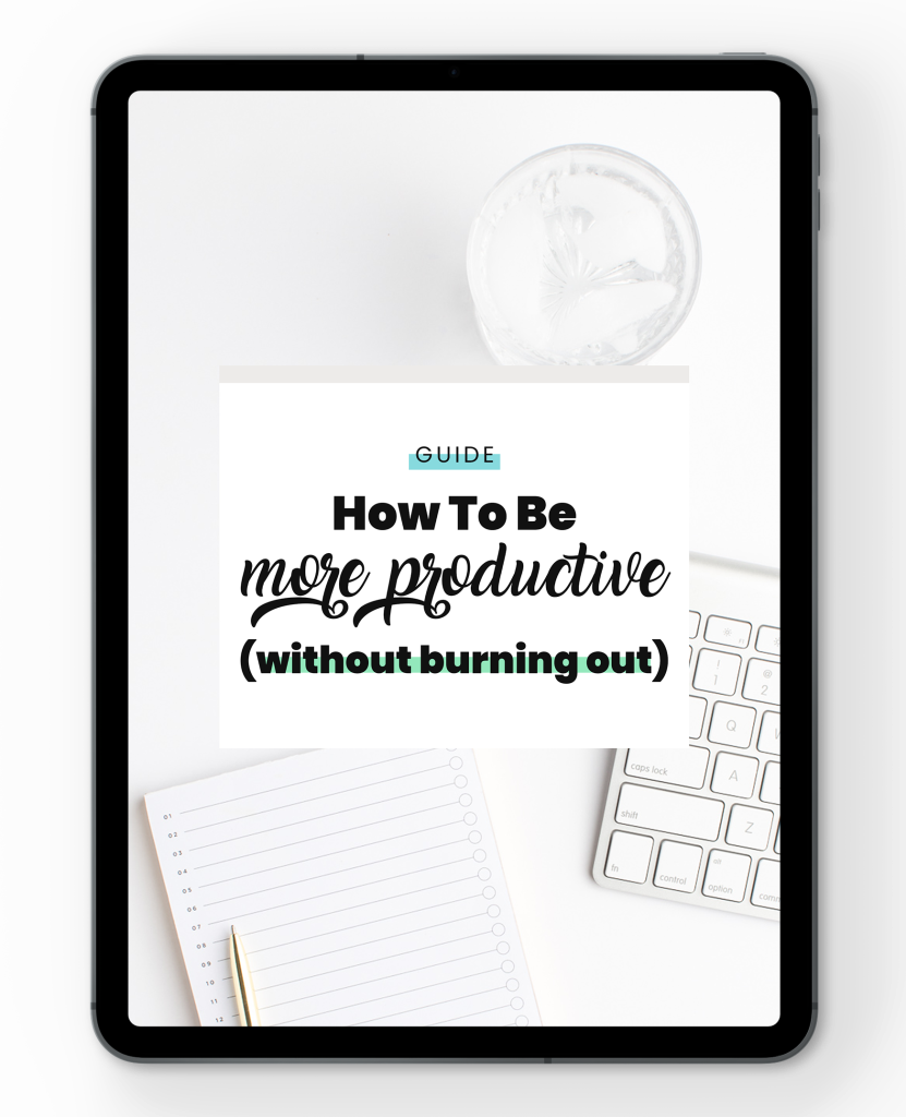 How To Be More Productive (without burning out)