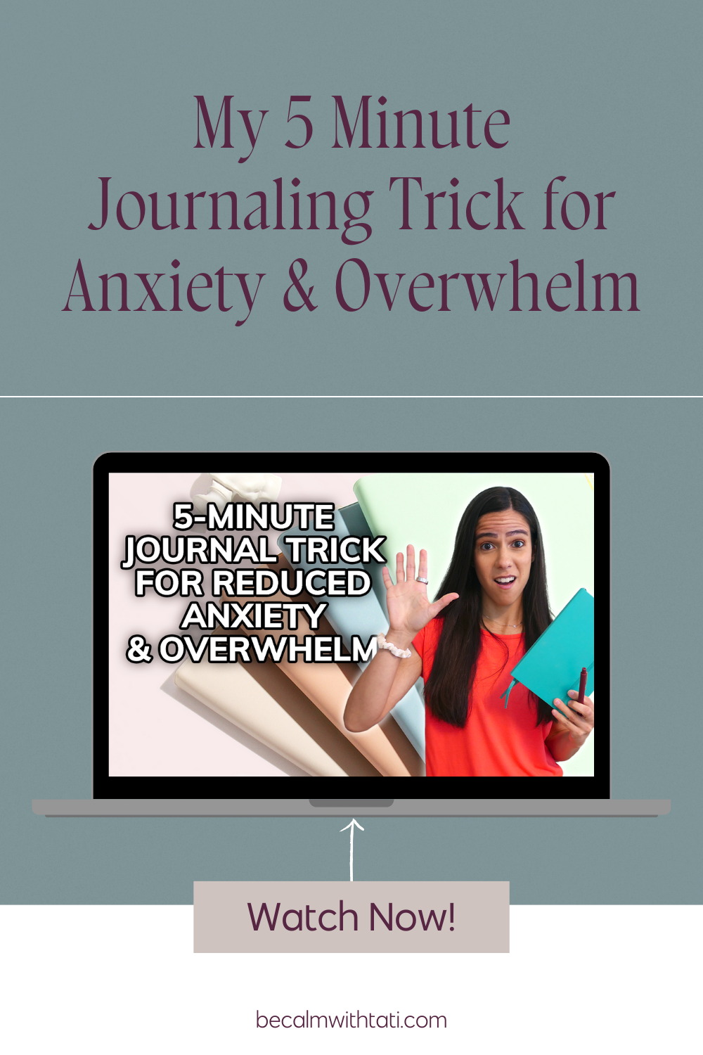 My 5 Minute Journaling Trick for Anxiety & Overwhelm