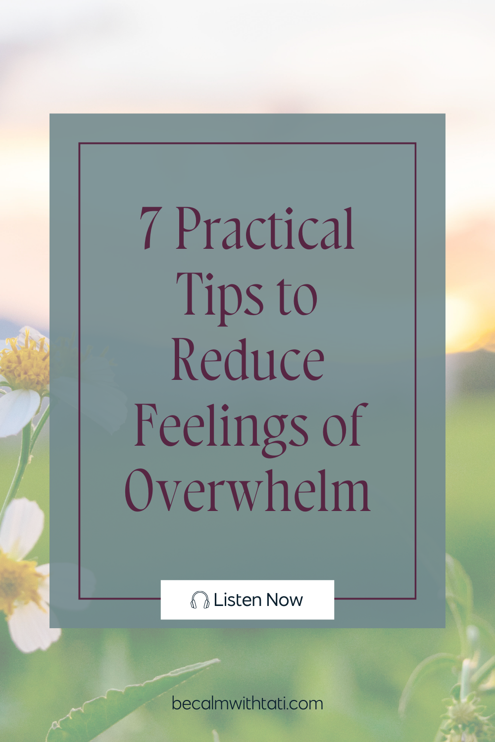 Feeling Overwhelmed? Simple Tips to Reduce Stress