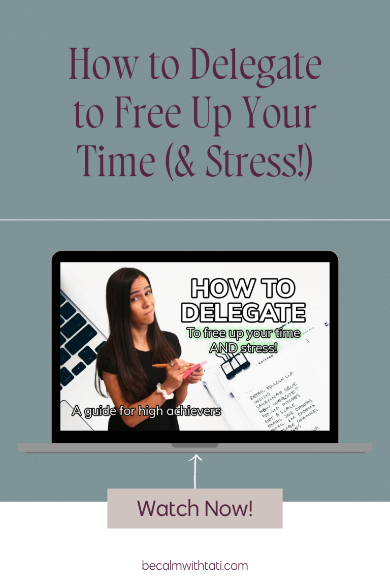 How to Delegate to Free Up Your Time (& Stress!)